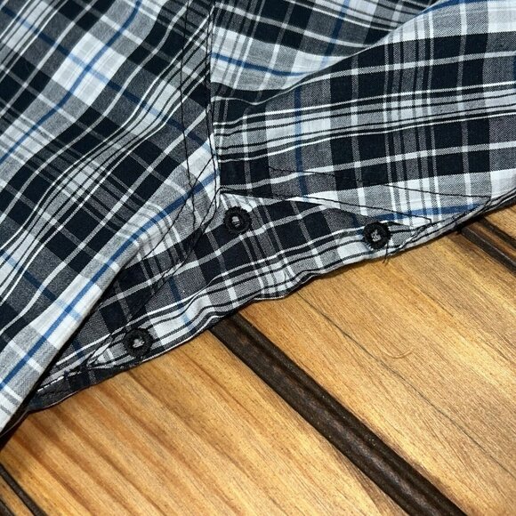 Ariat Pro Series Button Up Shirt Mens Size XL Long Sleeve Western Plaid - Picture 9 of 10